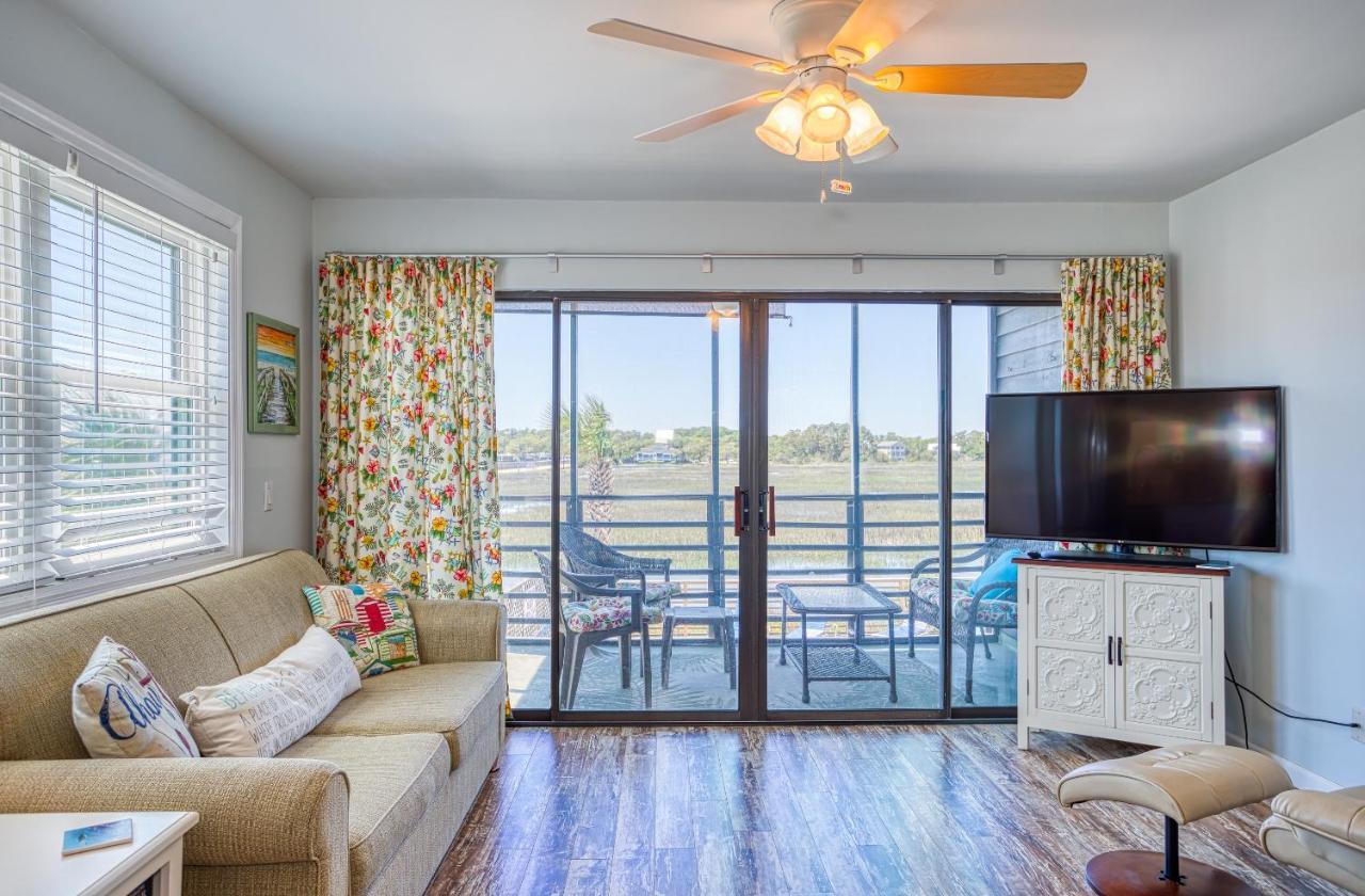 Bella Vista: Marshfront Condo 1 Block To The Beach. Pool & Hot Tub-1St Floor เมอร์เรลส์ อินเล็ท ภายนอก รูปภาพ